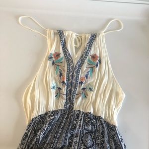 Boho halter maxi